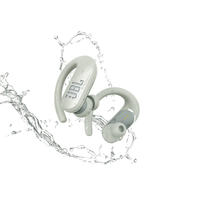 JBL Endurance Peak II - White - Waterproof true wireless sport earbuds - Front image number null